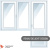 Балконные блоки Rehau Delight Design 2000*1400